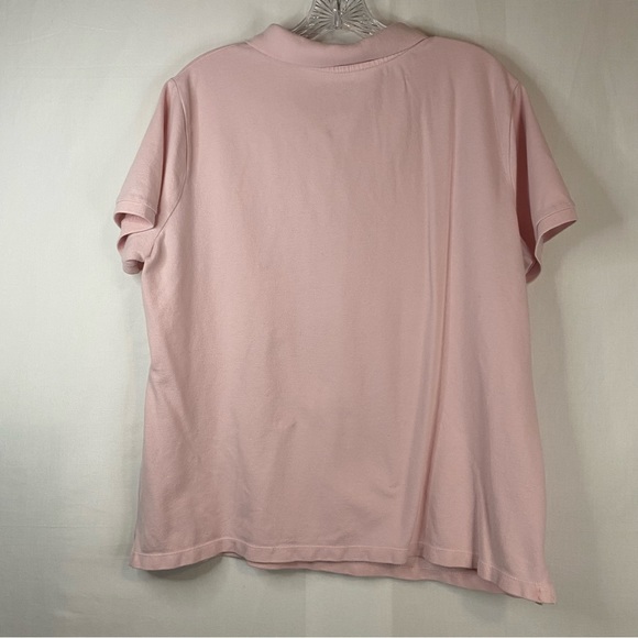 CROFT & BARROW® Essential Classic Short Sleeve Polo Shirt Light Pink Size XL - Picture 7 of 12